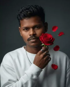 Gemini AI Photo Prompt Copy Paste Trending Boy Rose Instagram