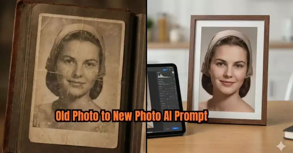 Old Photo to New Photo AI Prompt
